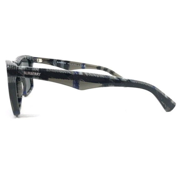 New BURBERRY BE4434 414787 Check Lichen/Dark Grey 57-20-145 Sunglasses main image 5